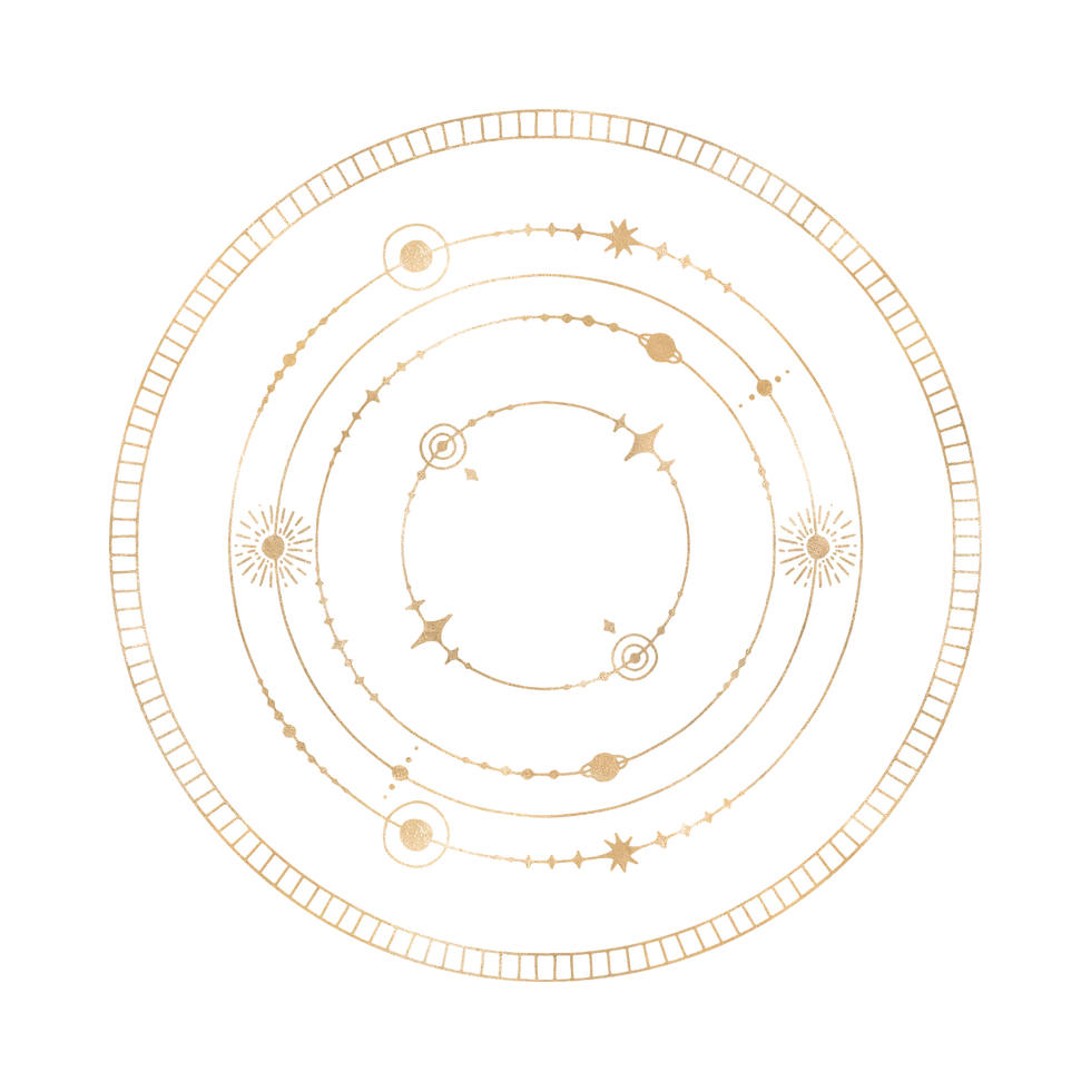 Golden mandala space