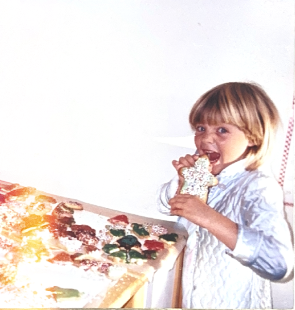 Childhood photo of Liz Connolly Brand and Website Designer
