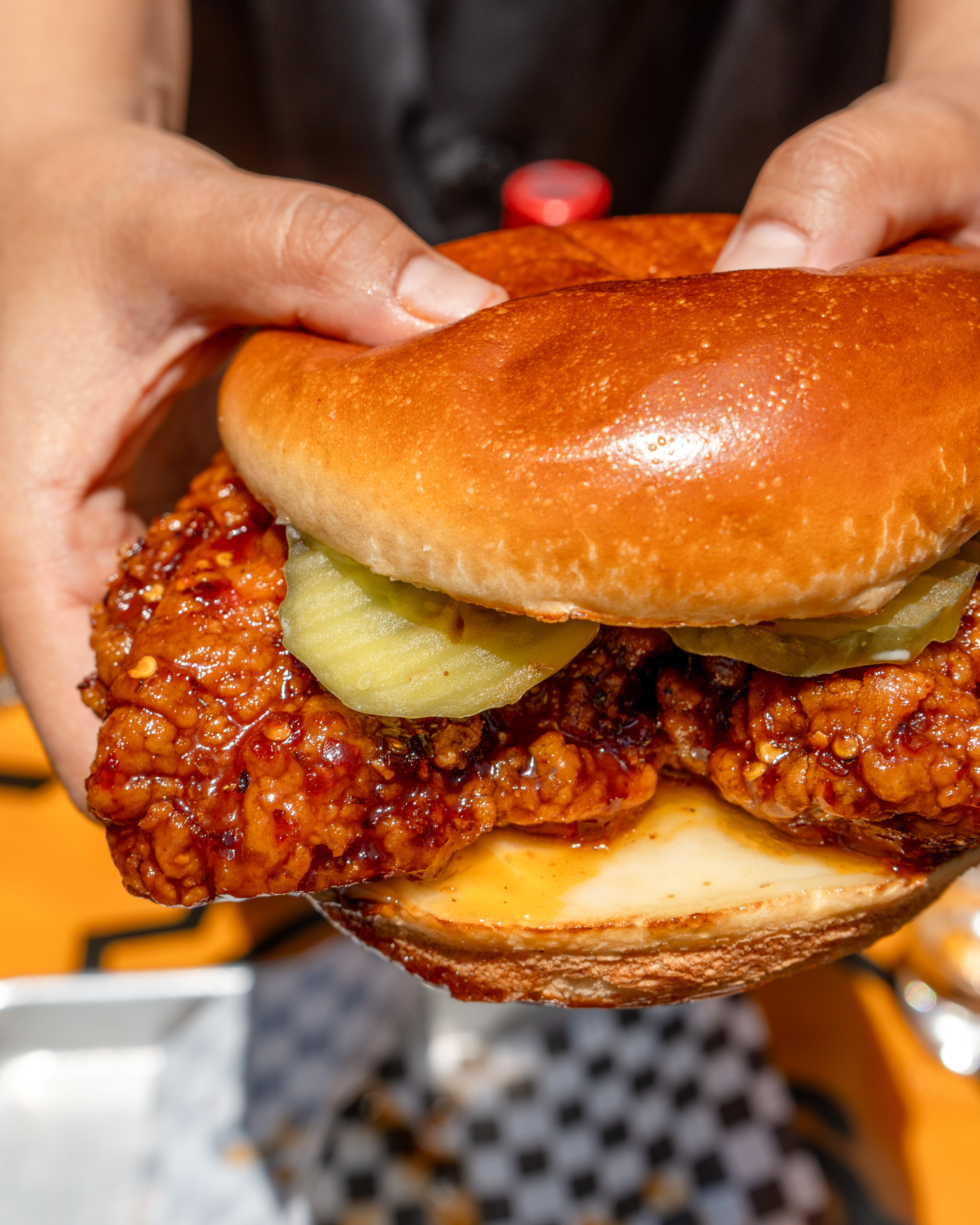 Hot Honey Fried Chicken Sandwich