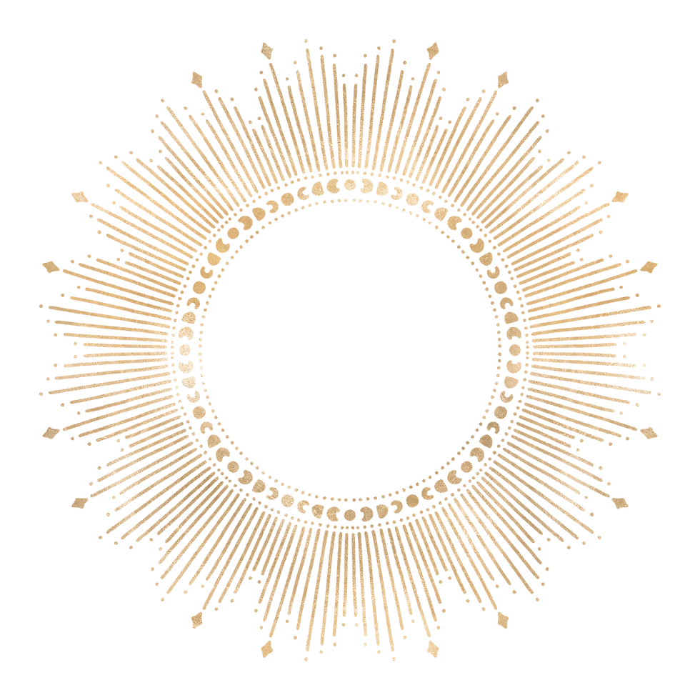 Golden mandala