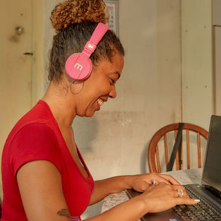 pessoa em psicoterapia online