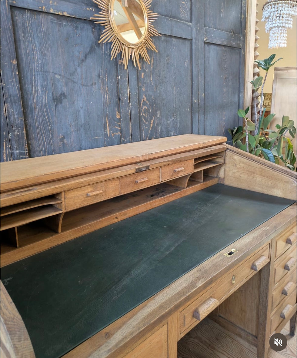 Miniature : Bureau américain en chêne