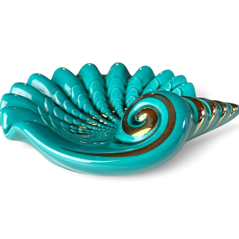 Miniature : Vide poche art déco céramique coquillage Verceram