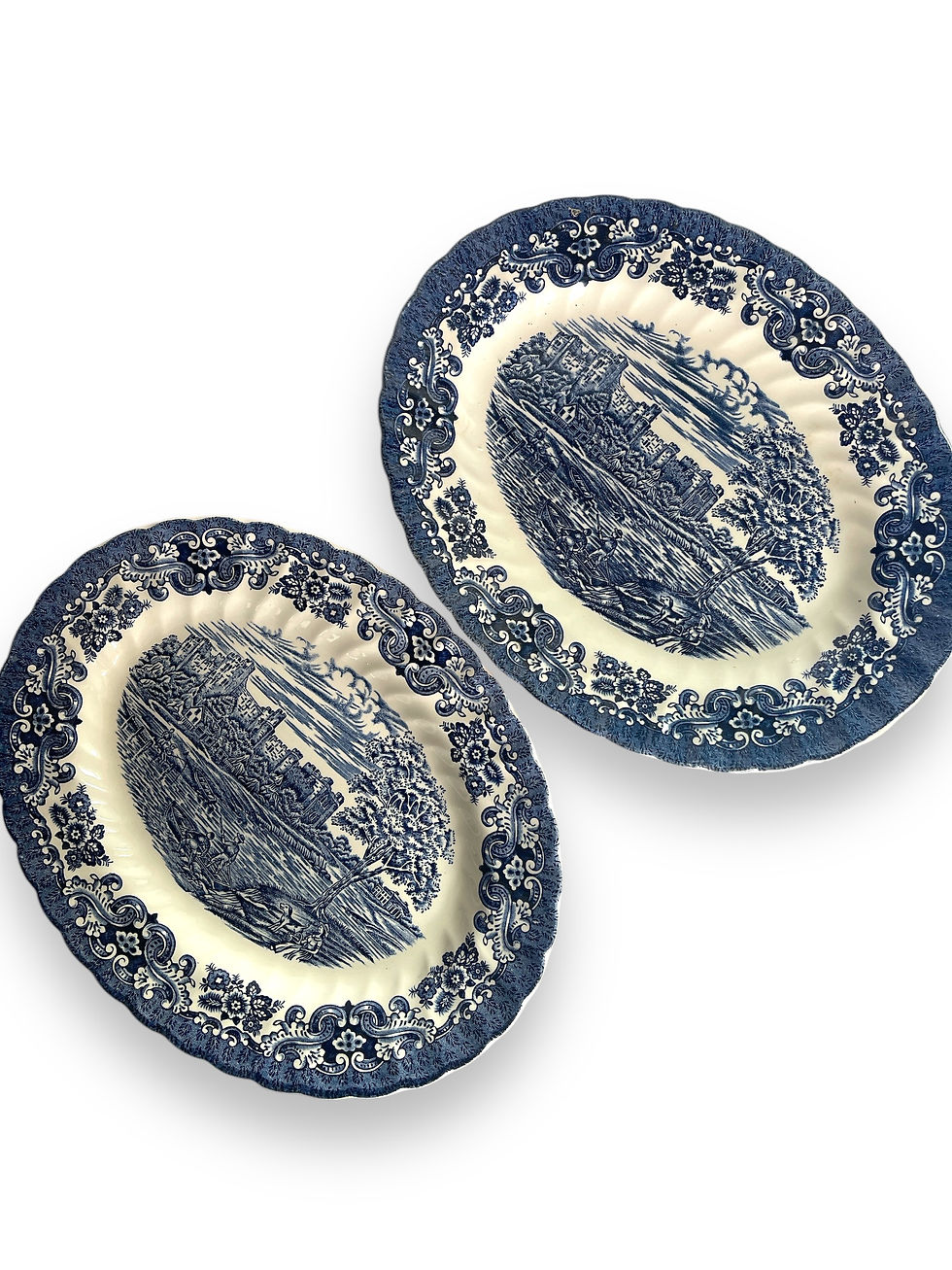 Miniature : Plat oval de présentation anglais « Mayotte Meakin »