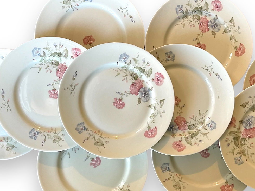 Miniature : Assiettes à dessert porcelaine de Limoges« Jammet-Seignolles »