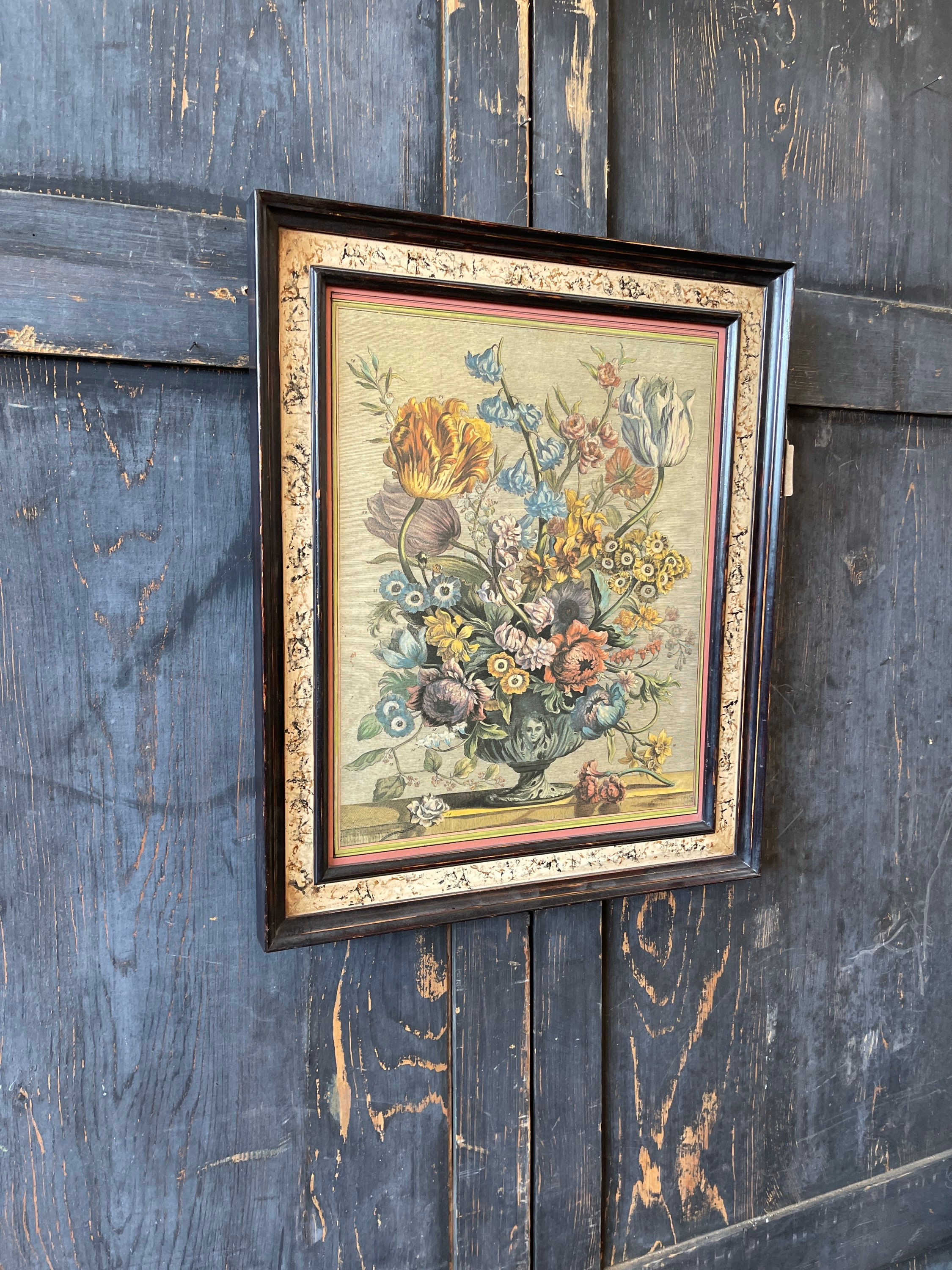 Reproduction florale style Napoléon III 