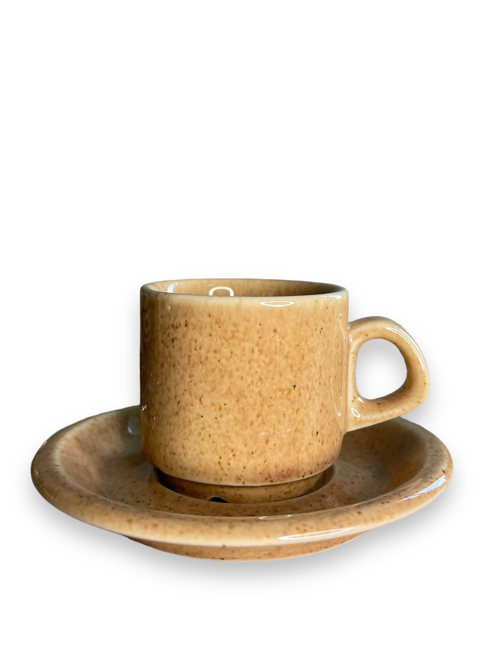 Miniature : Tasses à café en Grès vernis couleur sable (12 disponibles) 