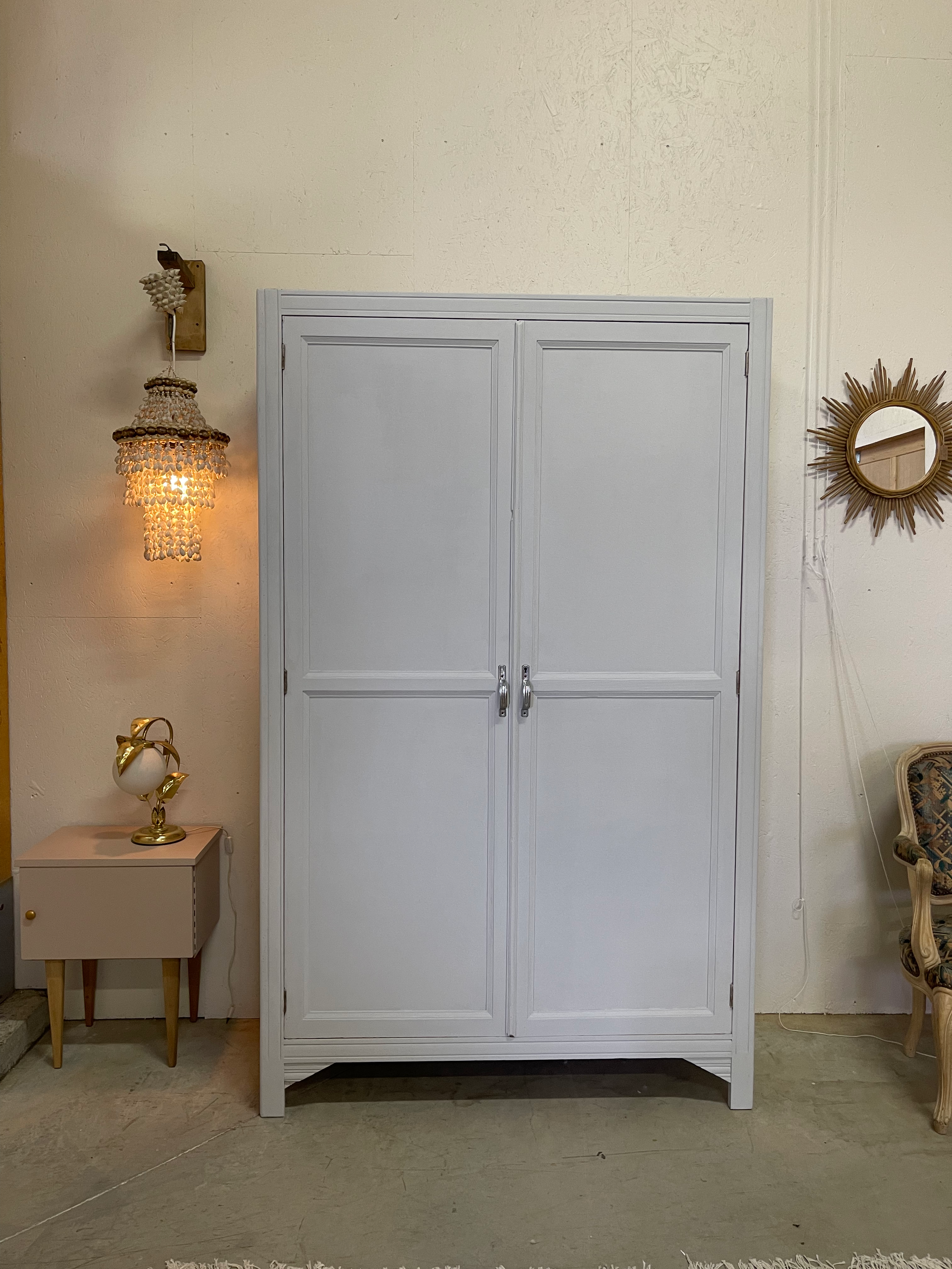 Armoire parisienne gris cendre 