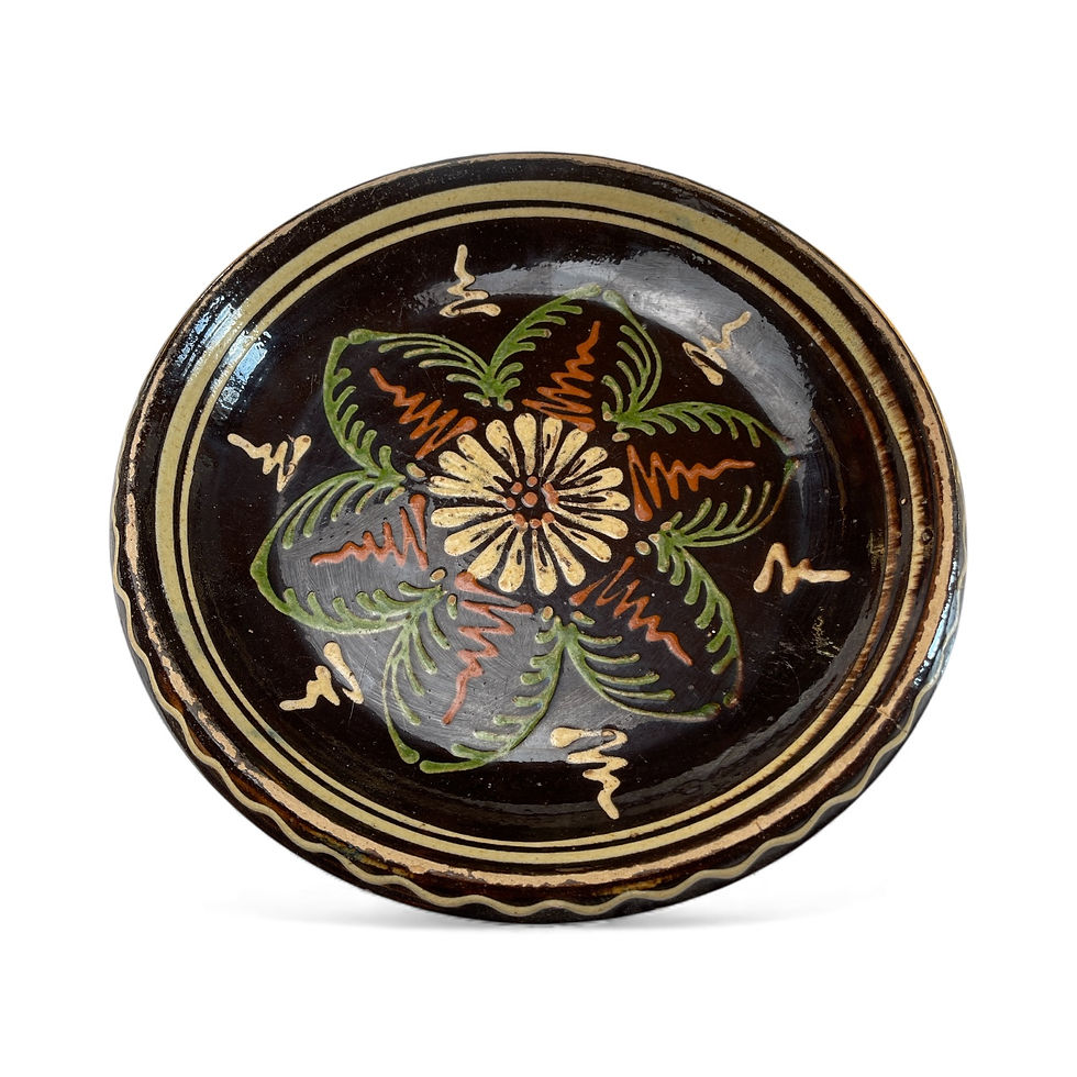 Miniature : Grand plat creux en terre cuite 