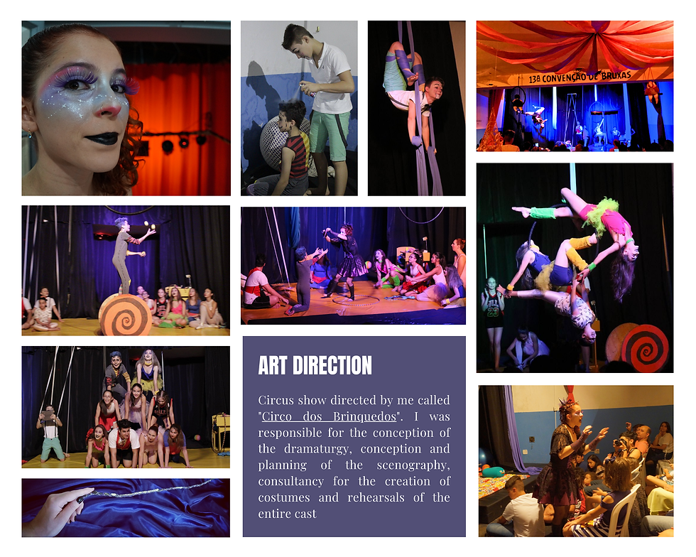 Art Direction by the Circus Show Called _Circo dos Brinquedos_ - 2017
