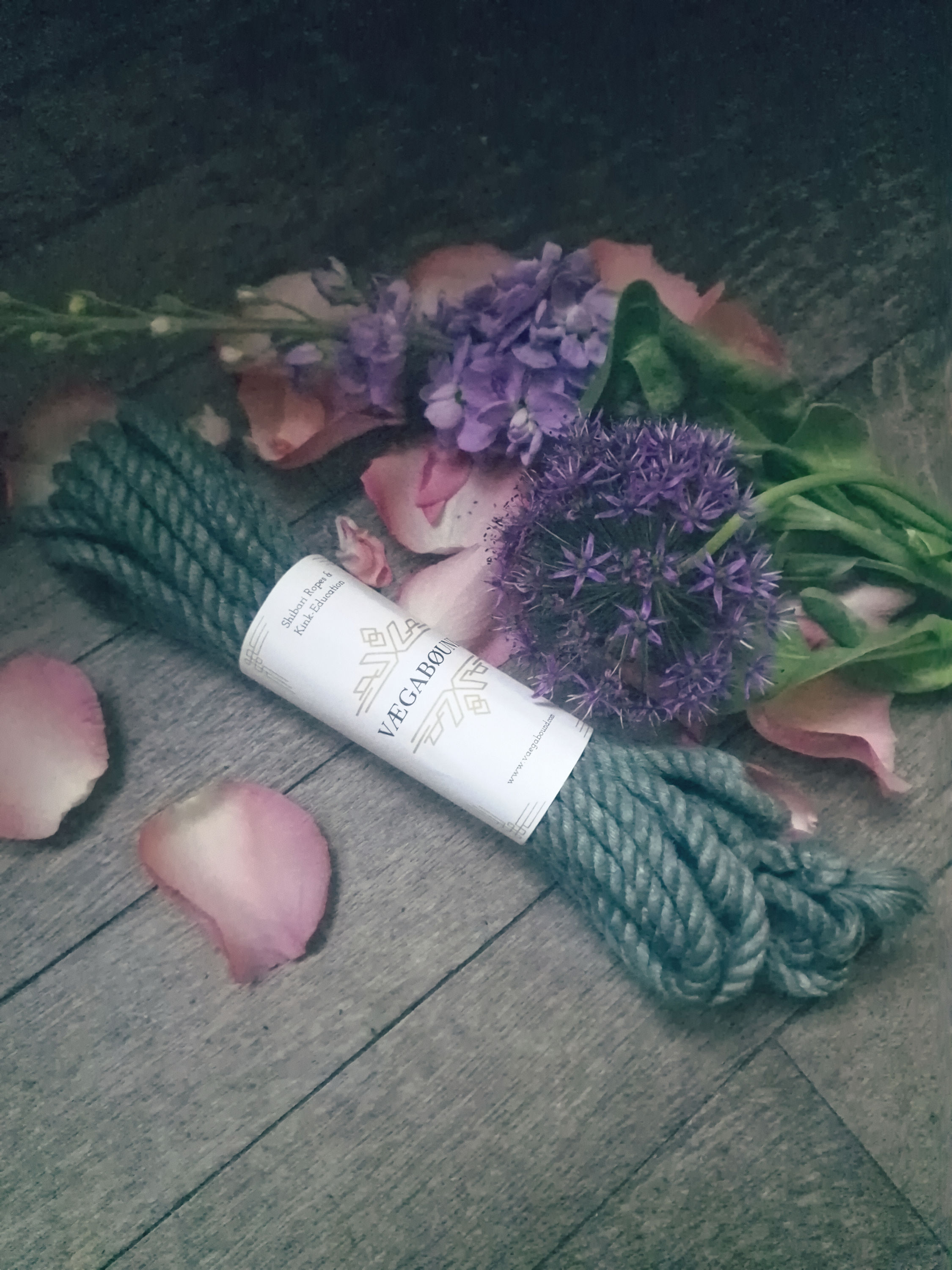 Premium hemp rope "MISTY SAGE" | 1 rope