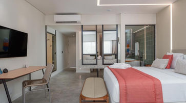 Quarto com cama no Japaratinga Lounge Resort All Inclusive 6