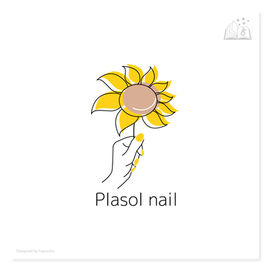 ネイルサロンロゴ制作の事例Plasol nail