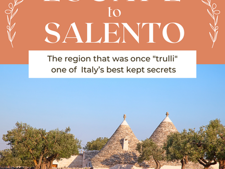 Secret's Out: Salento is Italy's new IT Spot