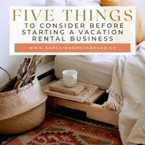 Five Things to Consider Before Starting a Vacation Rental Business
