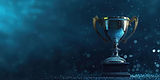 ai-generated-gleaming-trophy-cup-symbolizing-achievement-and-excellence-on-a-sparkling-bac
