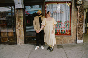 Creative couple portrait in Auckland City