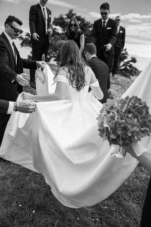 Bride's dress