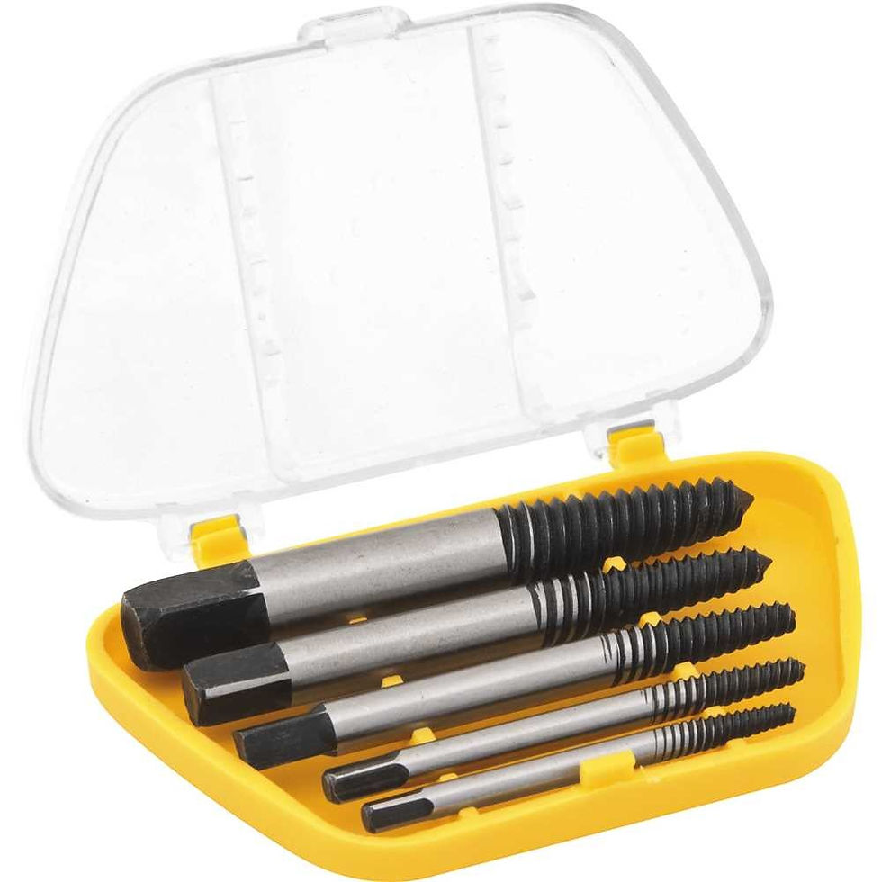 Miniatura: JOGO DE SACA-PARAFUSOS COM 5 PEÇAS VONDER