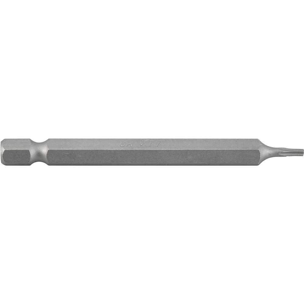 JOGO DE BITS PONTEIRAS HEXALOBULAR COM ENCAIXE 1/4" T7 X 75 MM VONDER