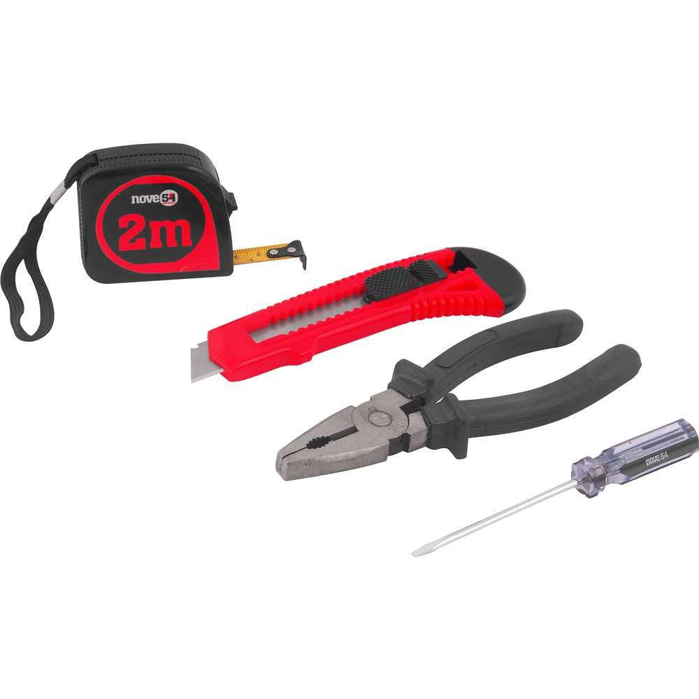 JOGO DE FERRAMENTAS COM 4 PEÇAS JFN 040 NOVE54