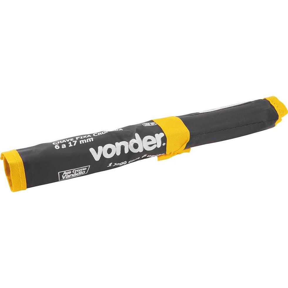 Miniatura: JOGO DE CHAVES FIXAS 6 MM A 17 MM CROMADAS VONDER