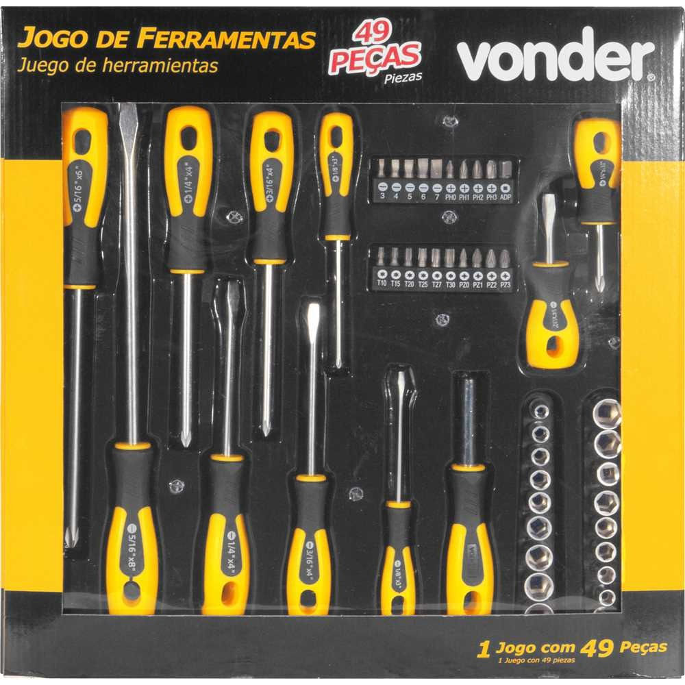 JOGO DE FERRAMENTAS COM 4 PEÇAS JFN 040 NOVE54