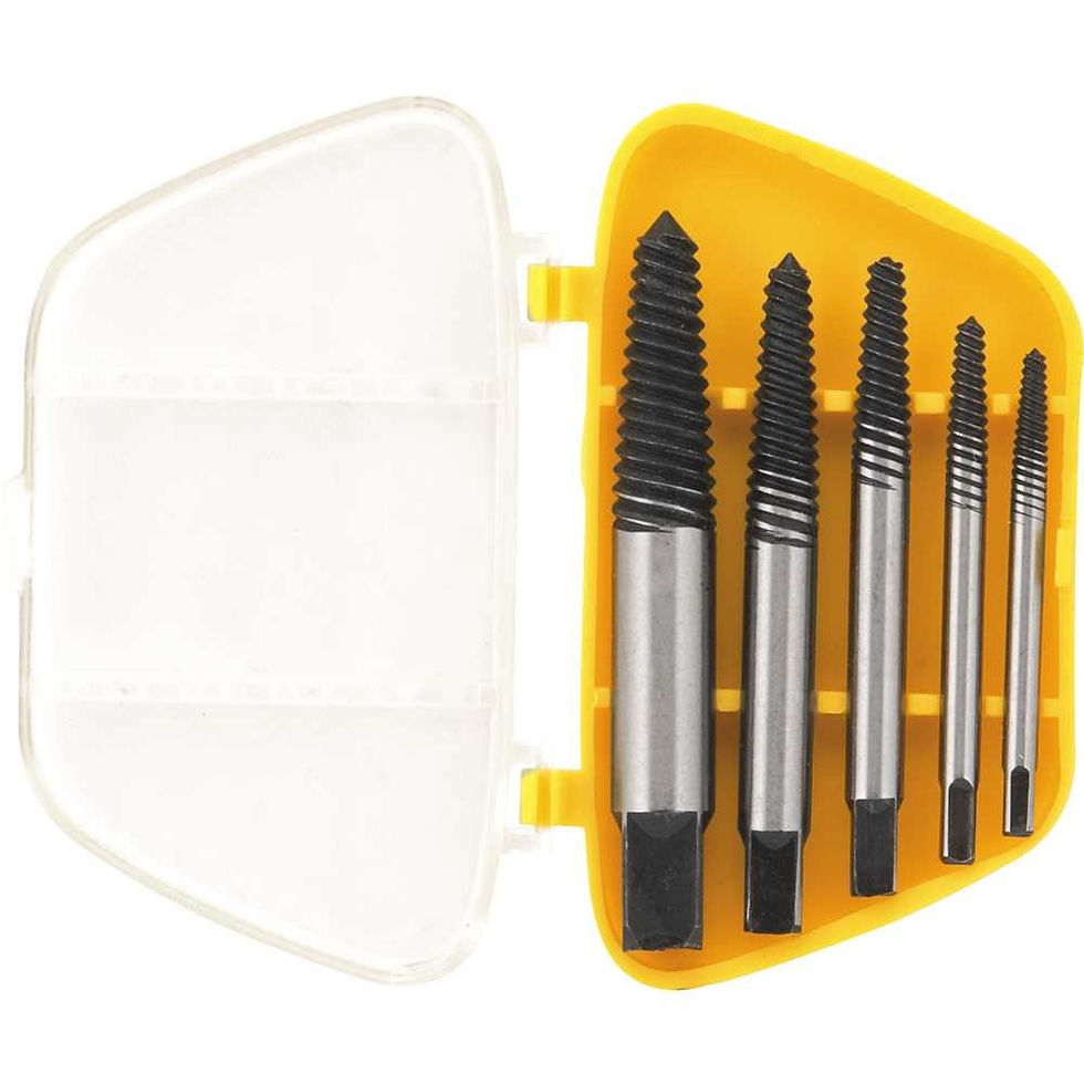 Miniatura: JOGO DE SACA-PARAFUSOS COM 5 PEÇAS VONDER