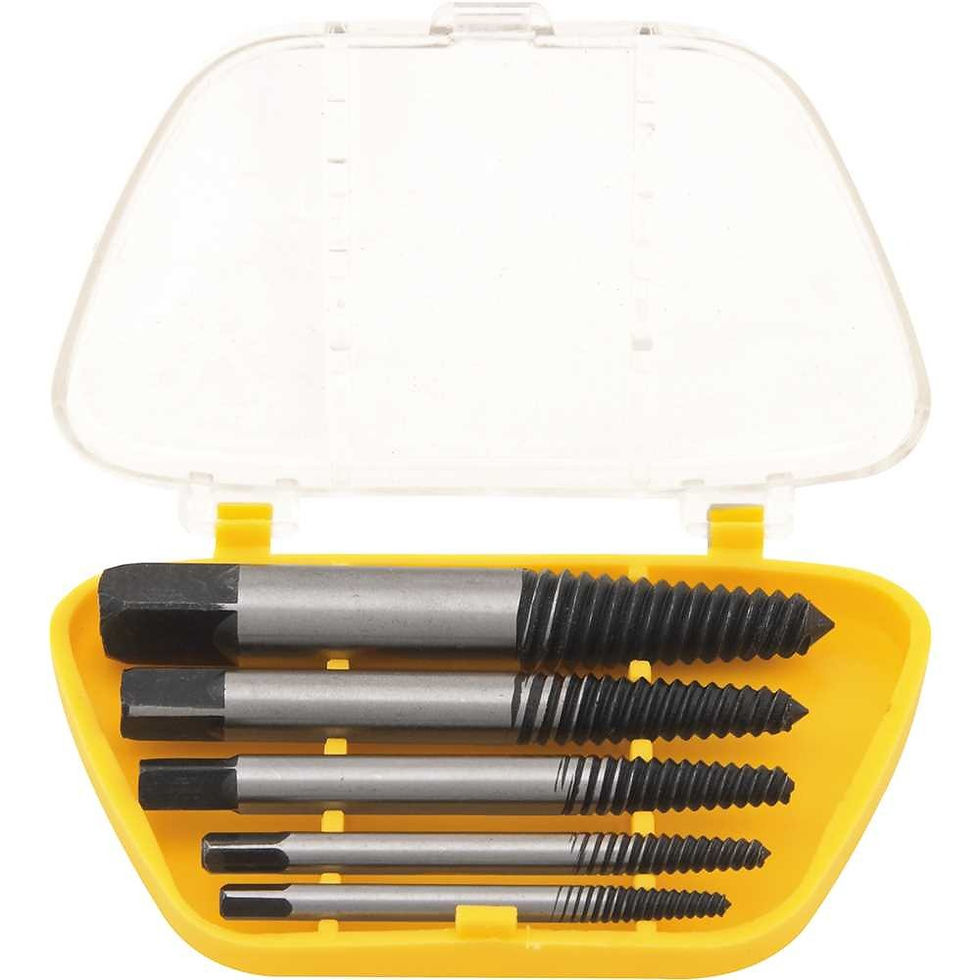 Miniatura: JOGO DE SACA-PARAFUSOS COM 5 PEÇAS VONDER