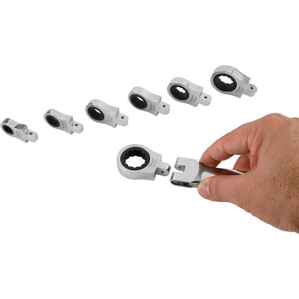 Miniatura: JOGO DE CHAVES ESTRELA COM CATRACAS INTERCAMBIÁVEIS 8 MM A 19 MM VONDER