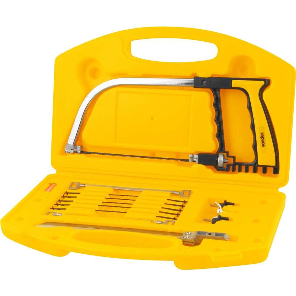 Miniatura: ARCO DE SERRA MULTIFUNÇÃO JOGO COM 12 PEÇAS VONDER