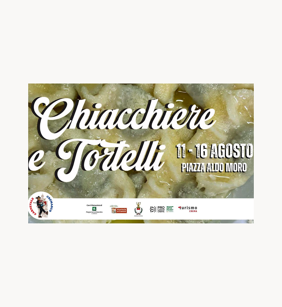 CHIACCHERE E TORTELLI