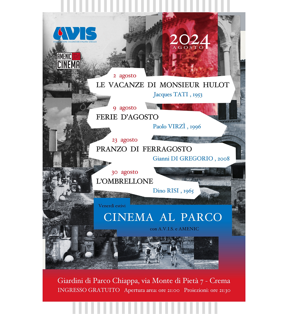 CINEMA AL PARCO AVIS - AGOSTO 2024