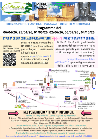 PIANURA DA SCOPRIRE 2026