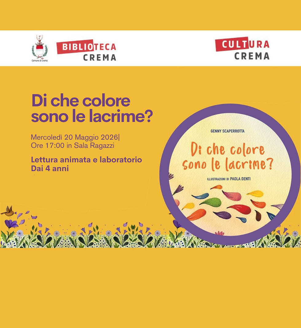 DI CHE COLORE SONO LE LACRIME?