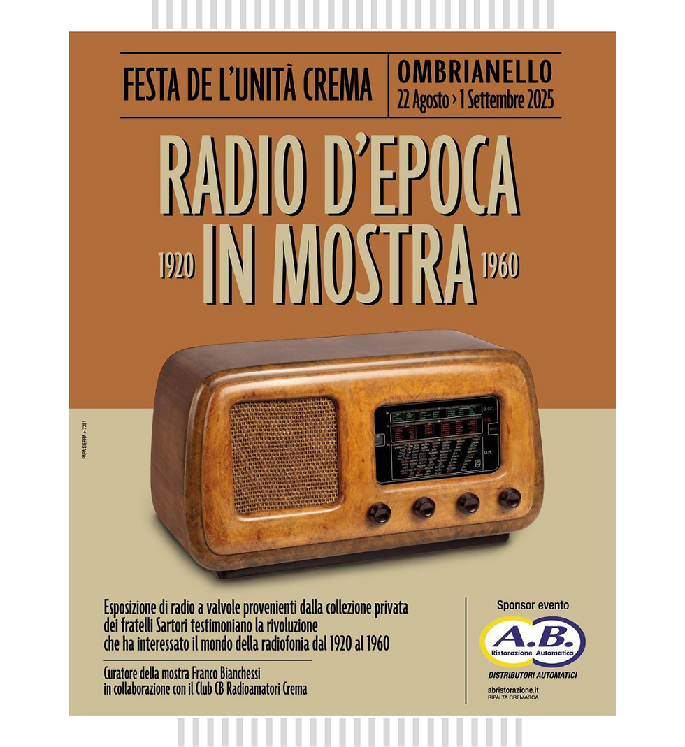 RADIO D'EPOCA IN MOSTRA