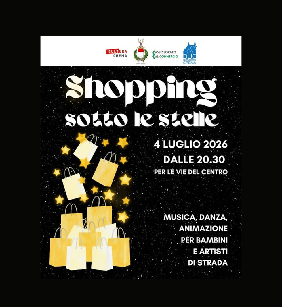 SHOPPING SOTTO LE STELLE