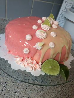 Mirror Glaze Cake