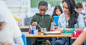 Children in Science Class