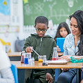 Children in Science Class