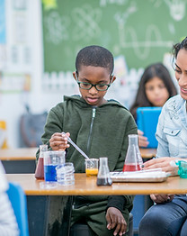 Children in Science Class