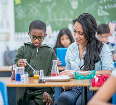 Children in Science Class