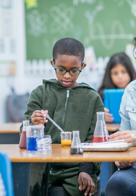 Children in Science Class