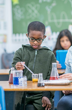 Children in Science Class