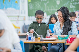 Children in Science Class