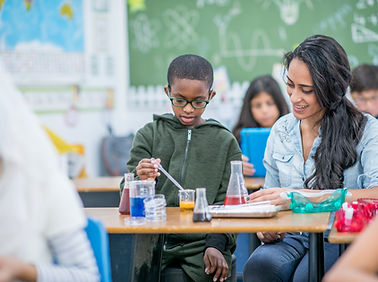 Children in Science Class