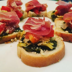 Artichoke & Prosciutto Crostini #ChefJarvis #love #TagsForLikes