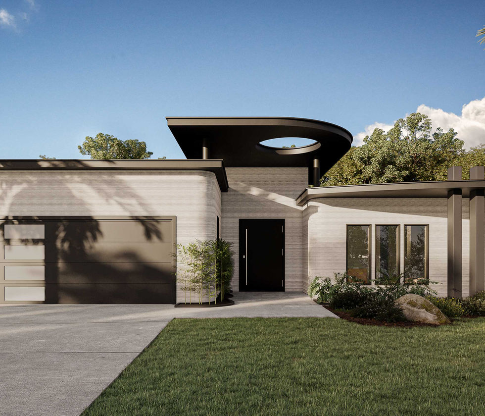 Pro Build 3D printed model home exterior in Florida