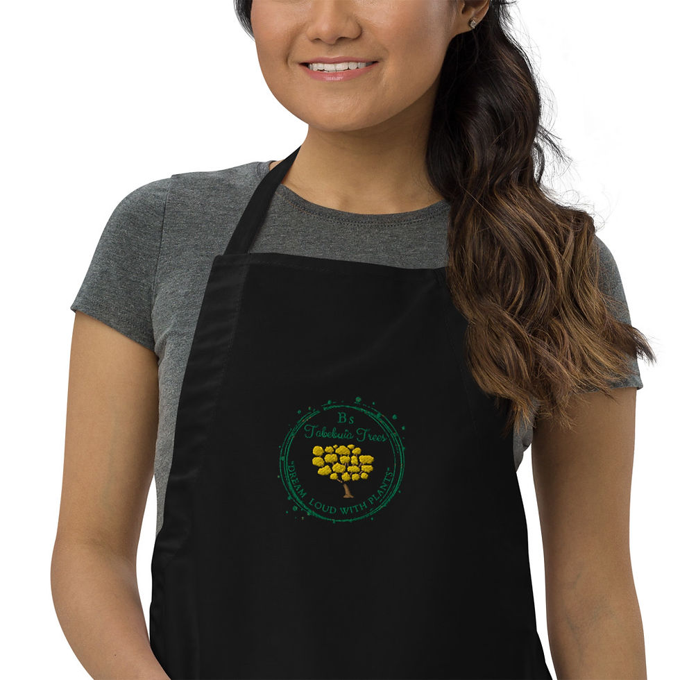 Thumbnail: Bs Tabebuia Trees Embroidered Apron