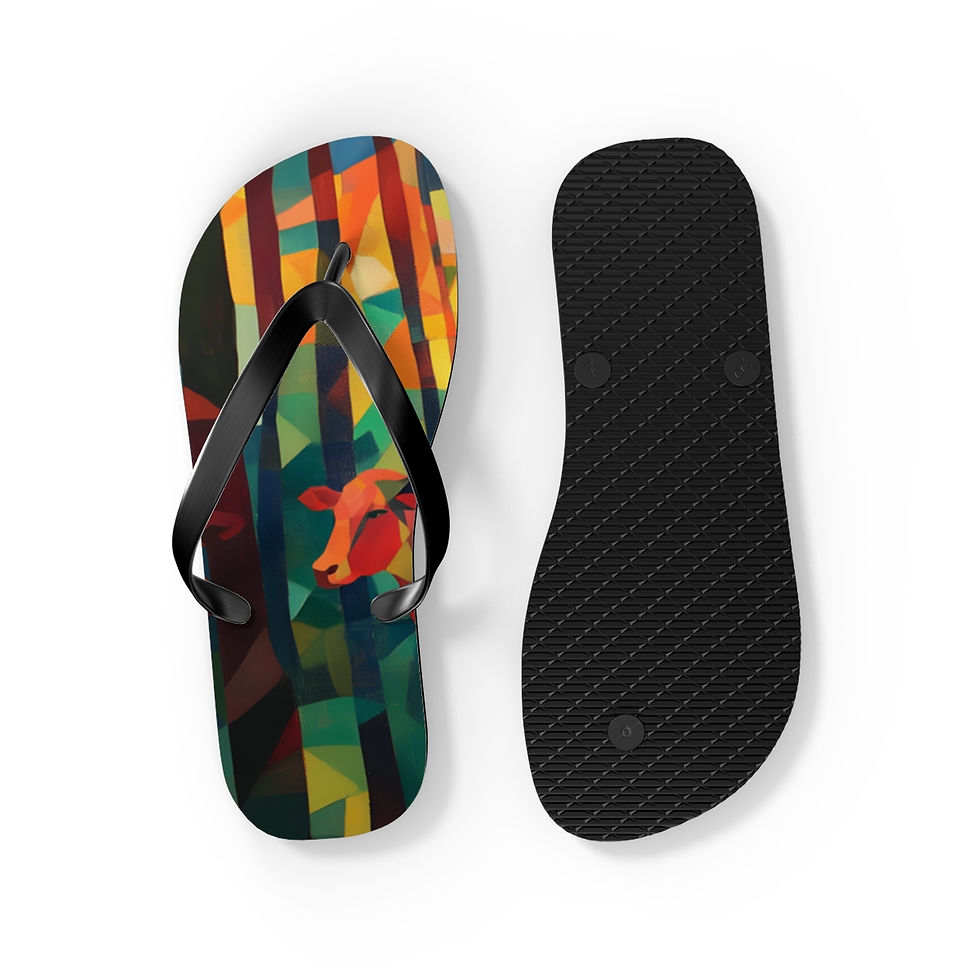 Thumbnail: Cow Flip Flops